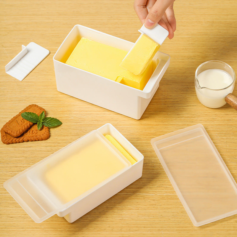 Butter Storage Quantitative Cutting Cheese Crisper