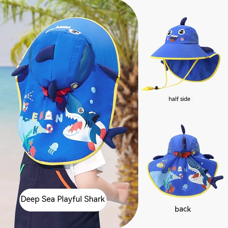 Children's Sun Hat Big Brim Summer Fisherman Outdoor Sun Hat