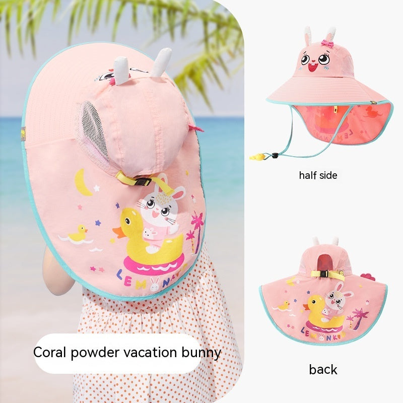 Children's Sun Hat Big Brim Summer Fisherman Outdoor Sun Hat