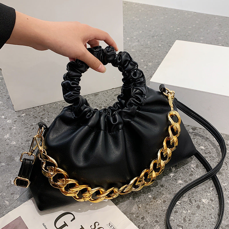 Trendy Texture PU Niche Bag Women