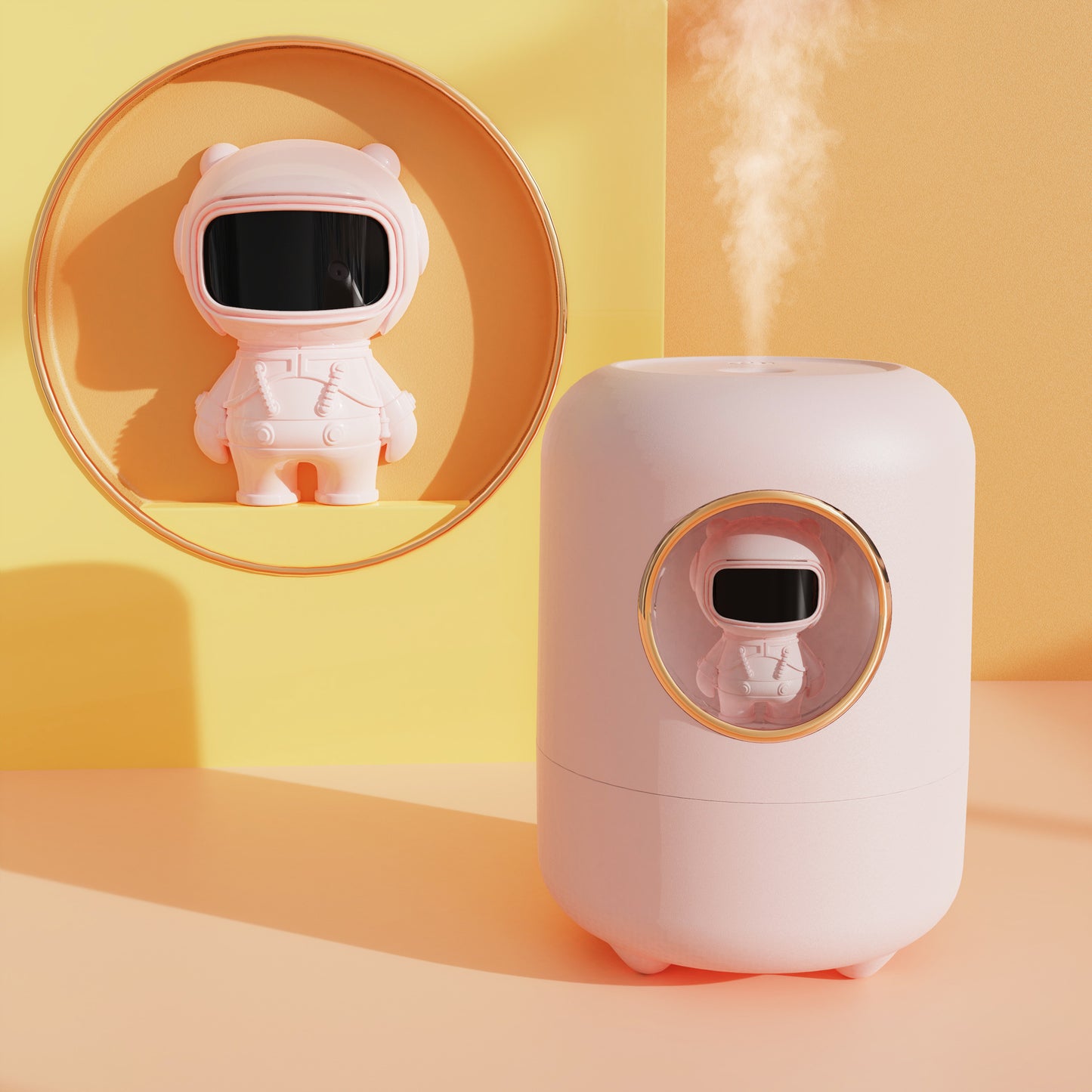 New Mini Spaceman Simple Usb Small Desktop Humidifier Diffuser