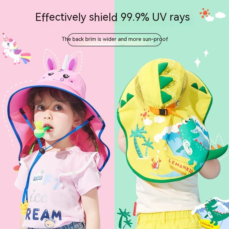 Children's Sun Hat Big Brim Summer Fisherman Outdoor Sun Hat