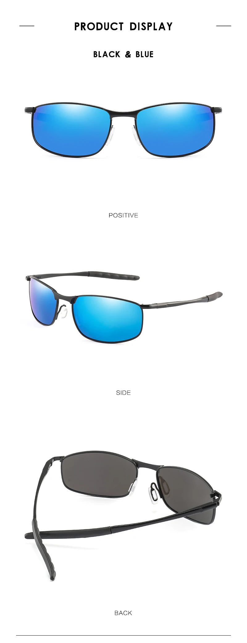 Brand Photochromic Men Polarized Sunglasses Male Metal Square Glasses Driving Sun Glasses UV400 Outdoor Sports Cycling Goggles