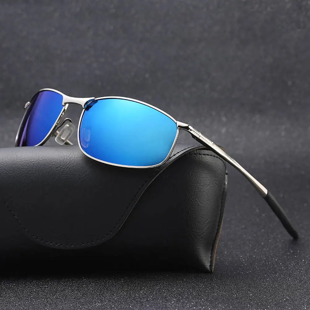 Brand Polarized Sunglasses Metal Frame Square Classic Male Sunglasses Men Driving Sun glasses Shades Goggle High Quality Glasses