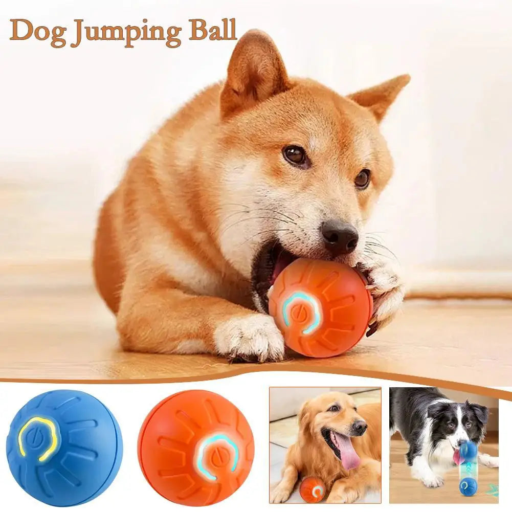 Smart Dog Toy Ball Electronic Interactive Pet Toy Moving Ball USB Automatic Moving Bouncing For Puppy Birthday Gift Cat Product