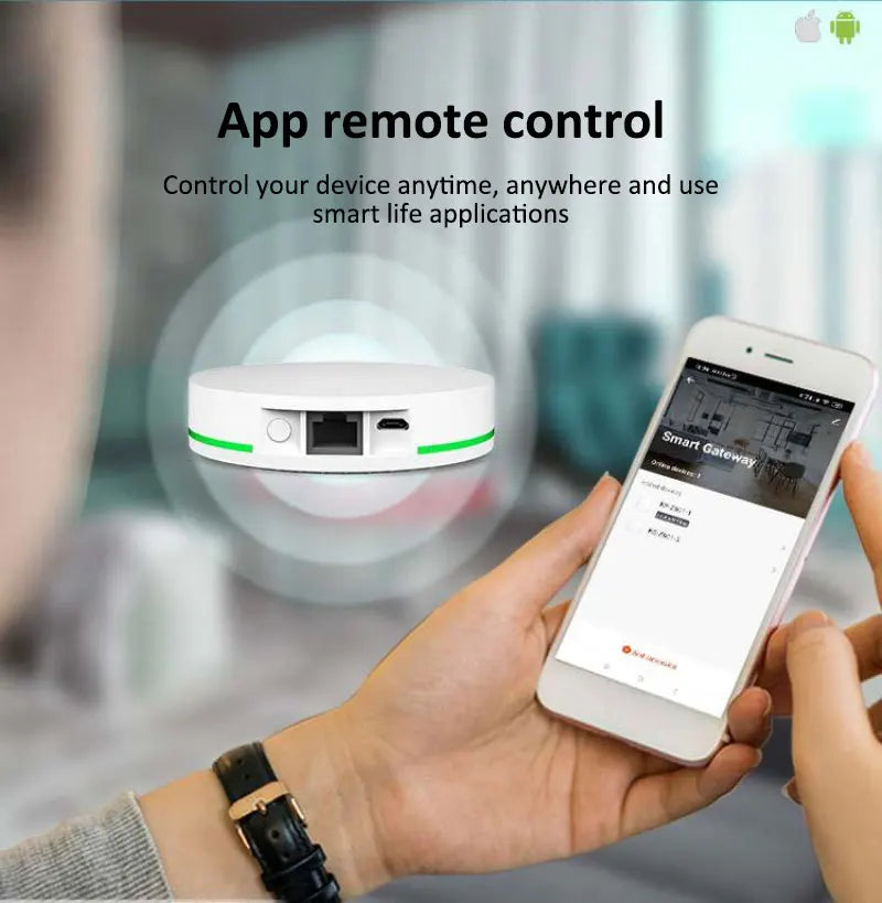 Tuya Zigbee Wired Gateway Zigbee 3.0 Central Control Gateway Smart Home Bridge Host Device Wired Connection Smart Life Control